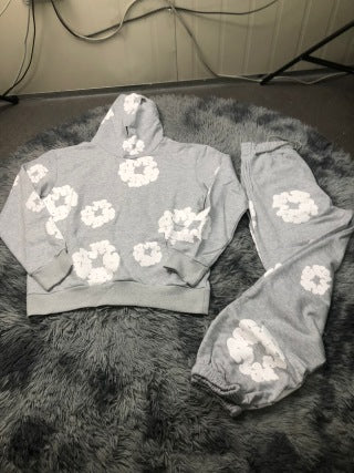 Denim Tears Cotton Wreath Tracksuit – Grey