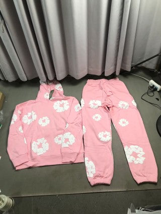 Denim Tears Cotton Wreath Tracksuit – Pink