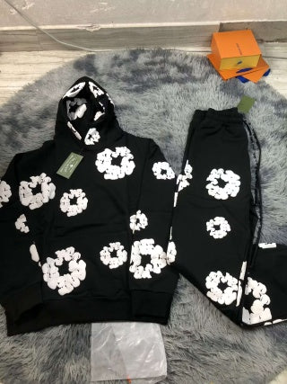 Denim Tears Cotton Wreath Tracksuit – Black