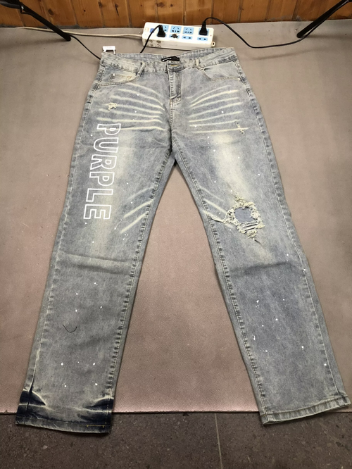 Purple Brand Jeans – Gris Logo PURPLE